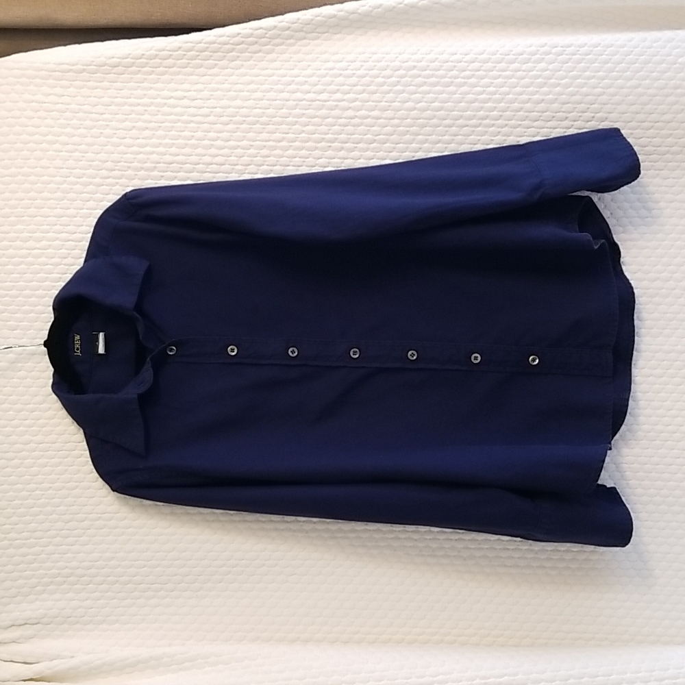 J.Crew Bright Navy Dress Shirt